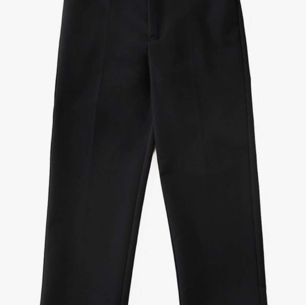 YuanLu Flat Front Boys Dress Pants with Adjustable Waist